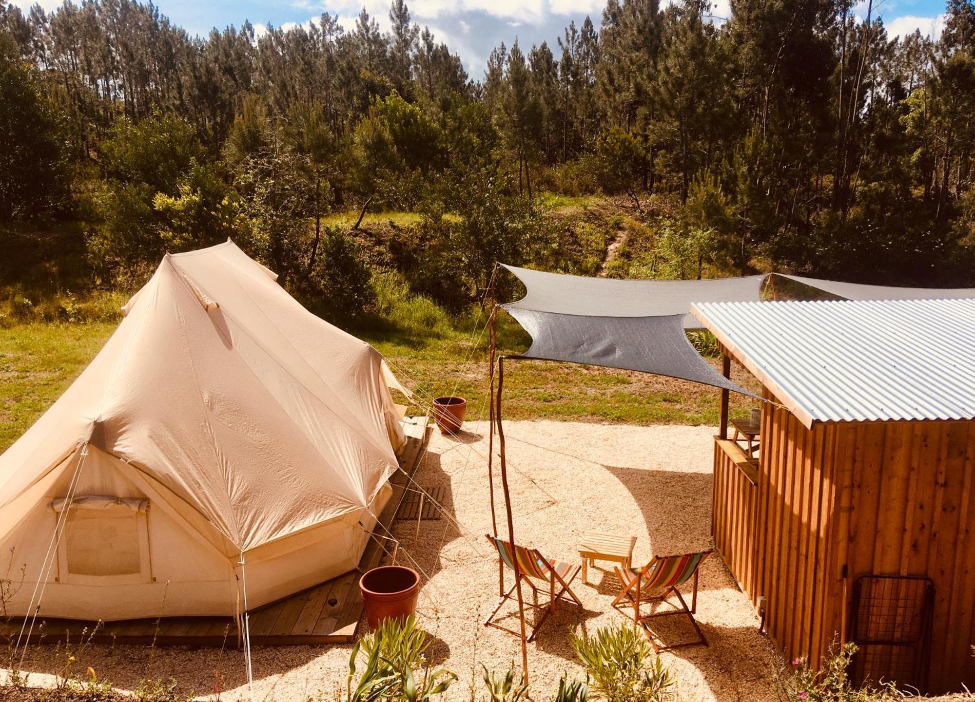 Tente Glamping Nature Et Ocean, Rogil Exterior foto